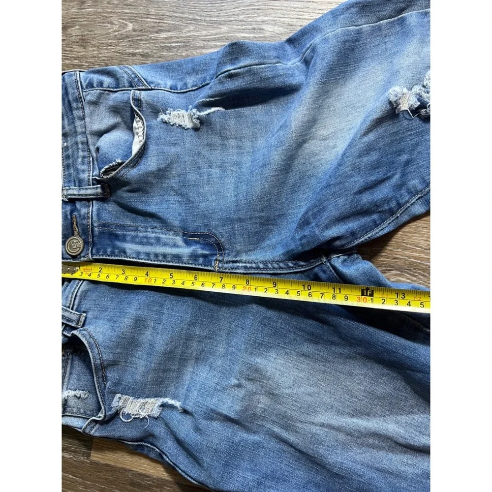 GOGO JEANS USA‎ Distressed Ripped High Rise Denim Jeans Women's Size 9